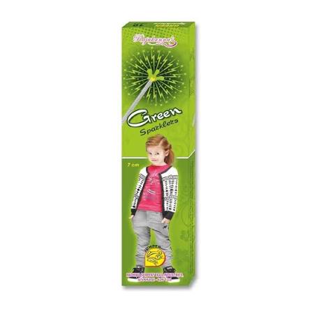 7cm Green Sparklers
